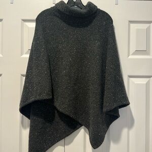 Joie poncho sweater turtleneck